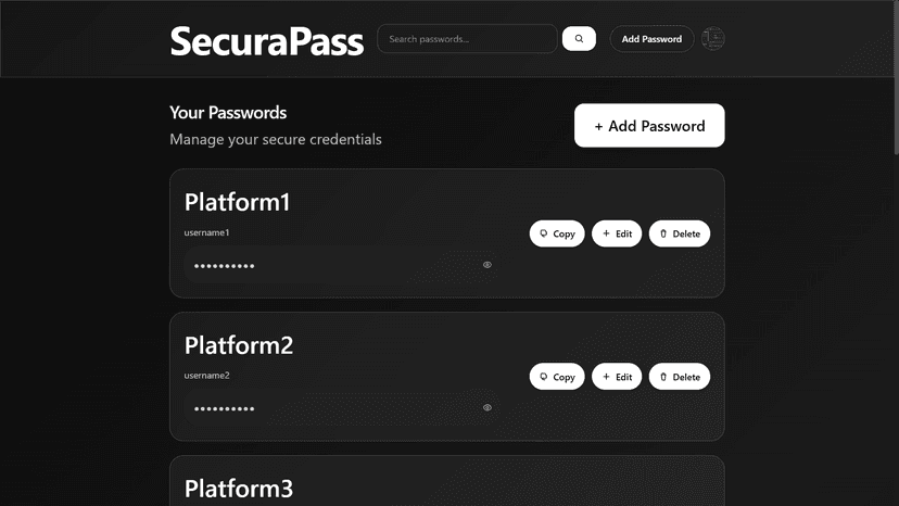 SecuraPass — Password Manager